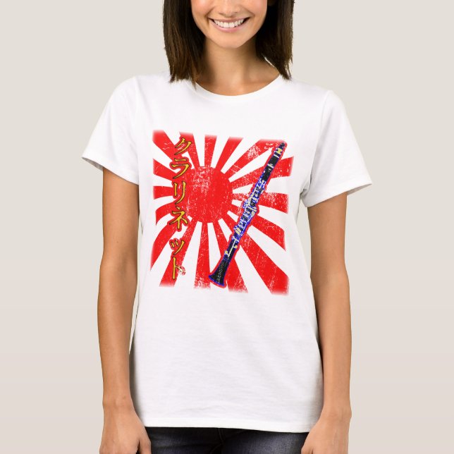 Camiseta Clarinet de Japón del Grunge (Anverso)