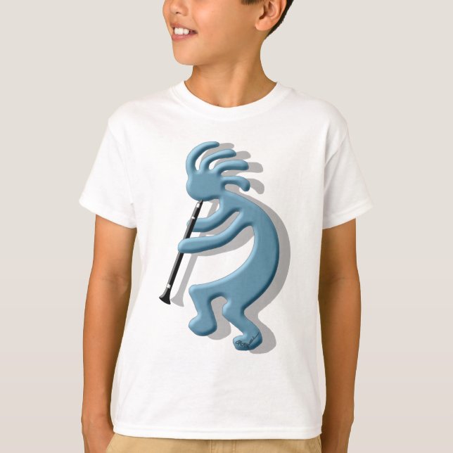 Camiseta Clarinet de Kokopelli (Anverso)