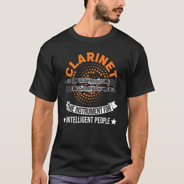 Camiseta Clarinet El Instrumento Para Personas Inteligentes (Anverso)