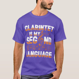 Camiseta Clarinet es mi amigo de segundo idioma