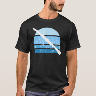 Camiseta Clarinet Estética Retro Clarinetista Vintage