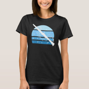 Camiseta Clarinet Estética Retro Clarinetista Vintage