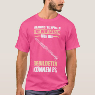 Camiseta Clarinet Latin Music Club Clarinet Orquesta