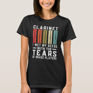 Camiseta Clarinet Me Mojé Mis Lágrimas Con Lágrimas De Bras