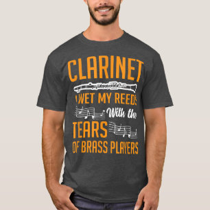 Camiseta Clarinet Me Mojé Mis Lágrimas Con Lágrimas Marchan