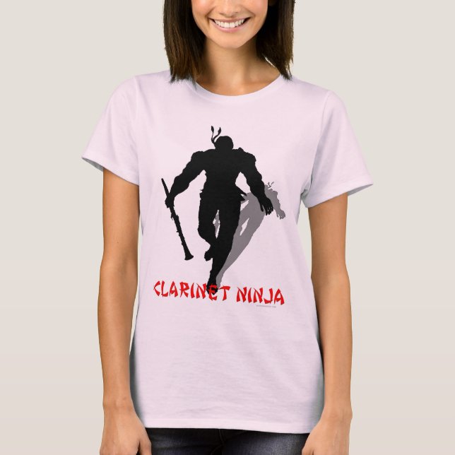 Camiseta Clarinet Ninja (Anverso)
