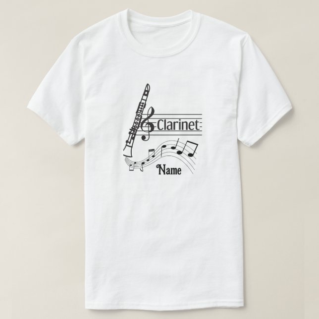 Camiseta Clarinet Personalizado