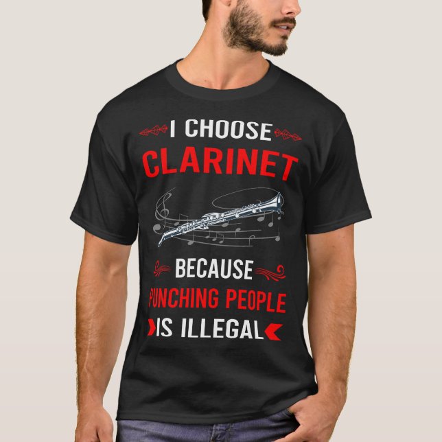 Camiseta Clarinet punzonando (Anverso)