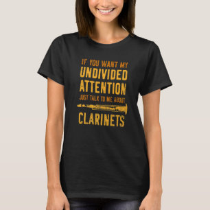 Camiseta Clarinet Saying