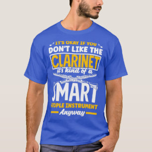 Camiseta Clarinete Bajo Clarinetista Clarinetista Inteligen