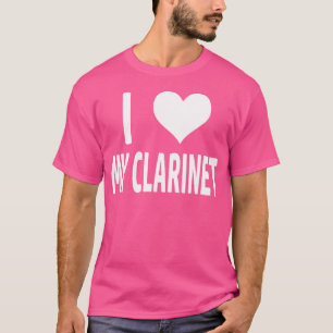 Camiseta Clarinete Música de Viento Músico Banda de Música