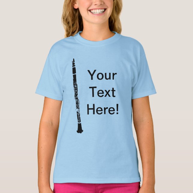Camiseta Clarinete personalizado (Anverso)