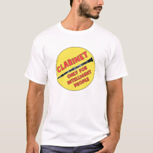 Camiseta Clarinete solo para personas inteligentes
