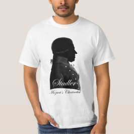 Camiseta Clarinetista Anton Stadler y compositor Mozart