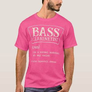 Camiseta Clarinetista Bajo Definición Clarinetista Músico