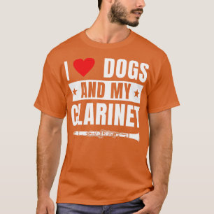 Camiseta Clarinetista divertida de Clarinet Me encantan los