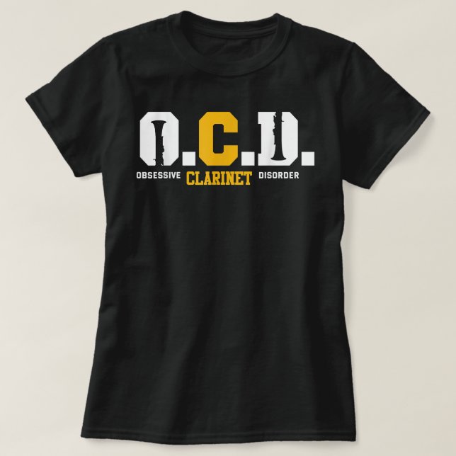 Camiseta Clarinetista Funny Chiste Clarinet Player Clarinet (Diseño del anverso)