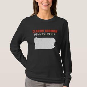 Camiseta Clarion borough Pennsylvania Estados Unidos Améric