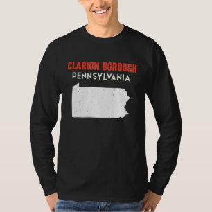 Camiseta Clarion borough Pennsylvania Estados Unidos Améric