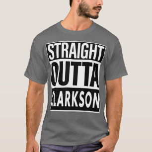 Camiseta Clarkson Nombre Straight Outta Clarkson