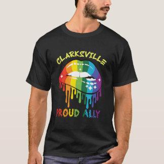 Camiseta Clarksville Orgulloso Aliado Orgullo Lgbtq Us