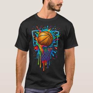 Camiseta Claro croquis Color Splash Aro Net Slam Dunk 