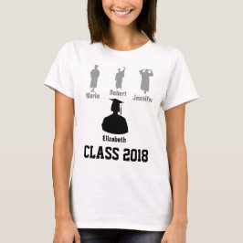 Camiseta Clase 2018 personalizable divertido y elegante