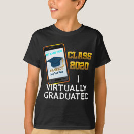Camiseta Clase 2020 virtualmente graduada