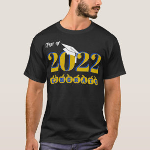 Camiseta Clase 2022 Graduation Celebration College High Sch