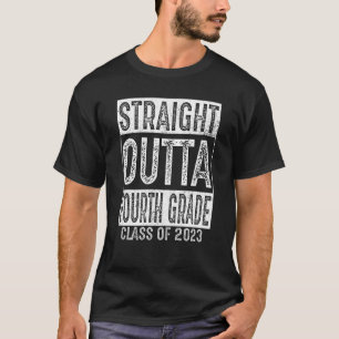 Camiseta Clase 2023 de 4º grado G directa fuera de cuarto g