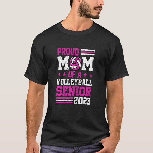 Camiseta Clase 2023 de una madre de voleibol femenina de 20 (Anverso)