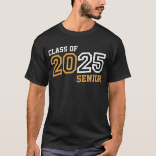 Camiseta Clase 2025 Senior de 2025 Volver a la escuela