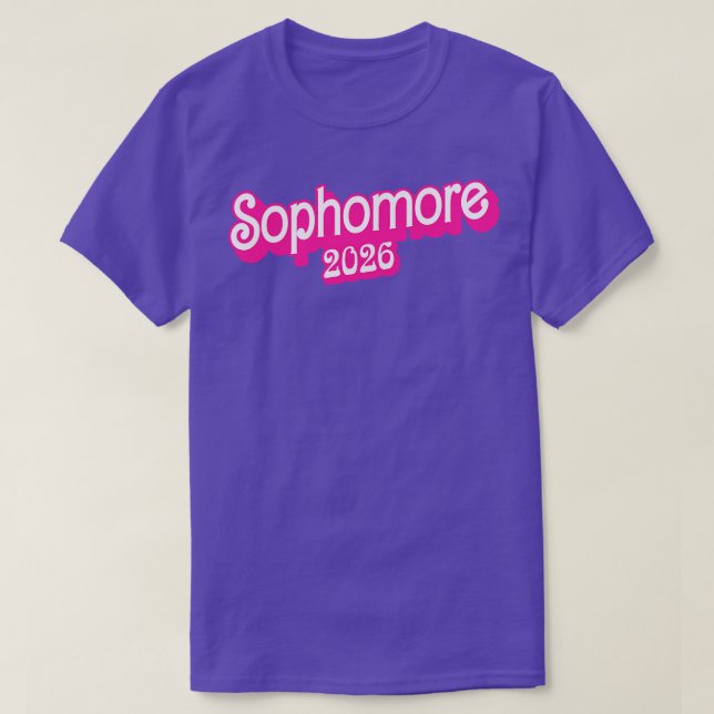 Camiseta Clase 2026 Regalos Sophomore Funny Sophomore 2026 (Diseño del anverso)