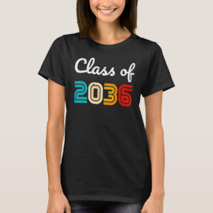Camiseta Clase 2036 Tee Vintage Graduation School Future