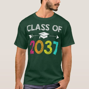 Camiseta Clase 2037 Crecer con mí Graduación en guardería