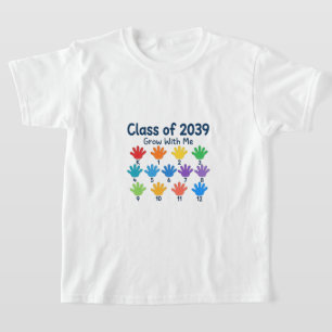 Camiseta Clase 2039 Crece Conmigo Recuerdo de Hu