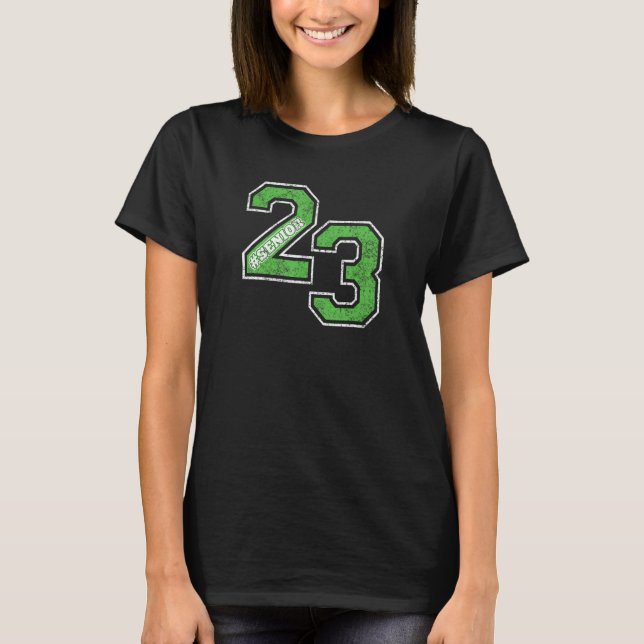 Camiseta Clase 23 de RETRO Green White GRAD SWA 2023 (Anverso)