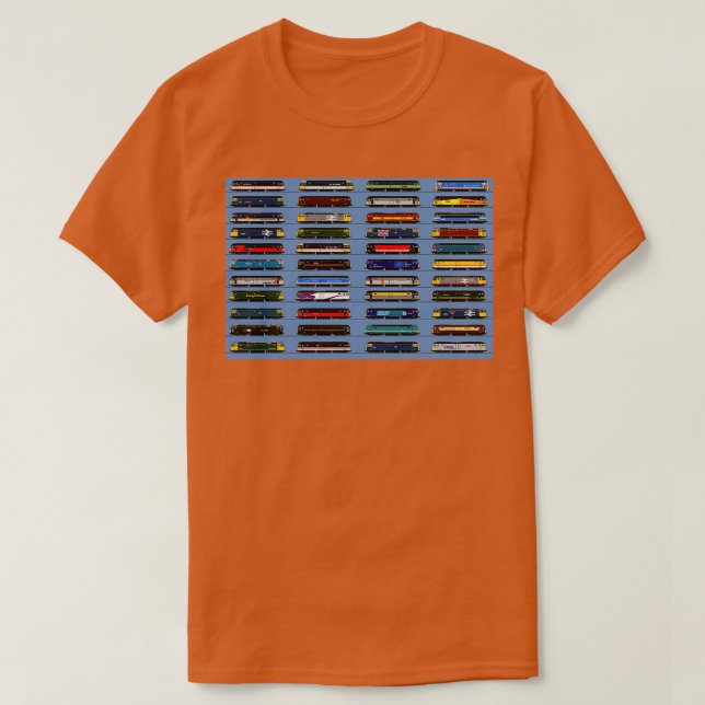 Camiseta clase 47 colección de locomotoras 1 (Diseño del anverso)