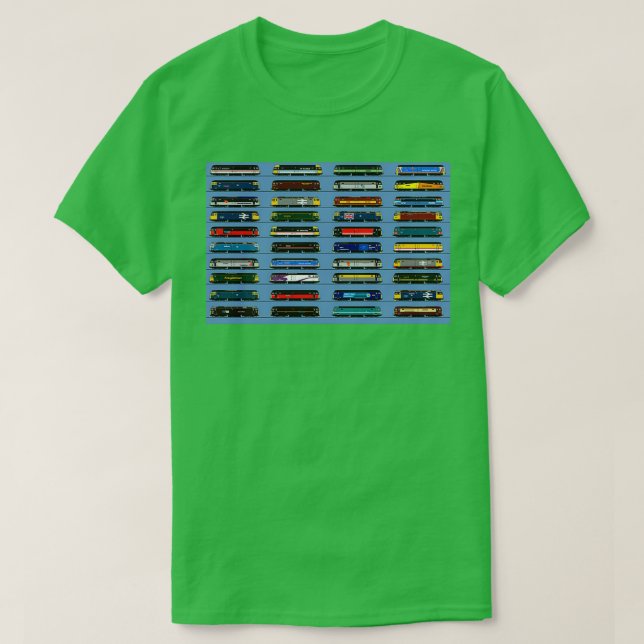Camiseta clase 47 locomotoras 1 (Diseño del anverso)