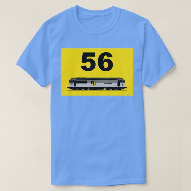 Camiseta Clase 56 locomotora 1 (Diseño del anverso)