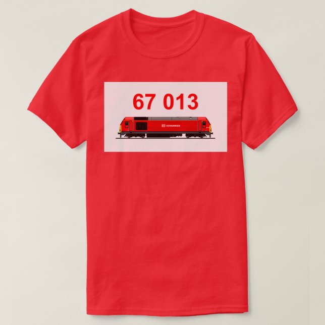 Camiseta Clase 67 LOCOMOTIVO (Diseño del anverso)