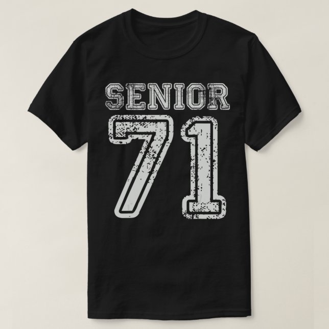 Camiseta Clase 71 de 1971 de la Escuela Secundaria de Retro (Diseño del anverso)