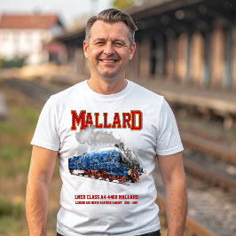 Camiseta Clase A4 Mallard - Locomotora de Vapor Más Rápida
