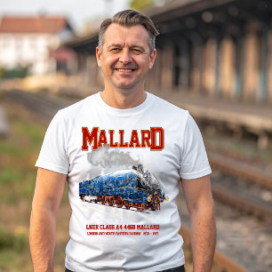 Camiseta Clase A4 Mallard - Locomotora de Vapor Más Rápida