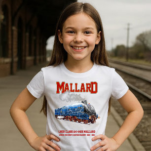 Camiseta Clase A4 Mallard - Locomotora de Vapor Más Rápida 