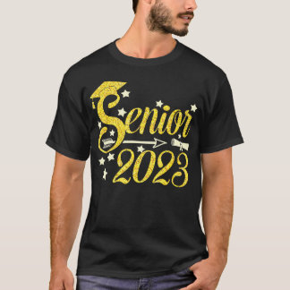 Camiseta Clase alta de 2023 Seniors Grad Graduación amigo