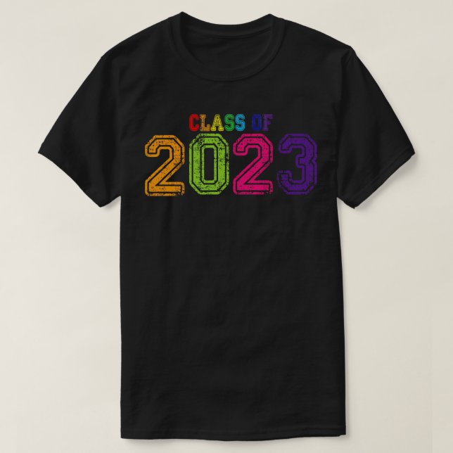 Camiseta Clase Arcoiris diversa de 2023 (Diseño del anverso)