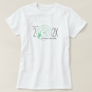 Camiseta Clase Astronauta Verde Fuera De Este Mundo De