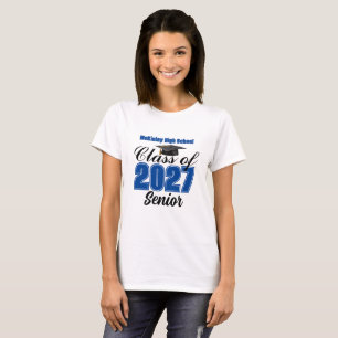 Camiseta Clase Azul de 2027 Mujeres de Secundaria Superior