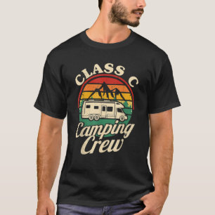 Camiseta Clase C Camping Crew RV Camper Hombres Mujeres Coi